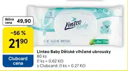 Tesco Linteo Baby Dětské vlhčené ubrousky nabídka
