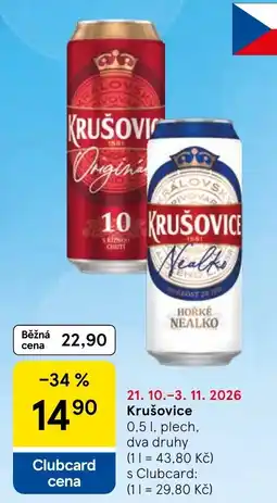 Tesco Krušovice nabídka