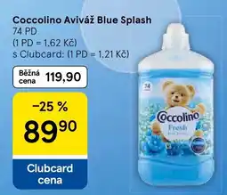 Tesco Coccolino Aviváž Blue Splash nabídka