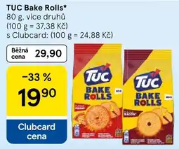 Tesco Tuc bake rolls nabídka