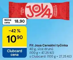 Tesco Fit Joya Cereální tyčinka nabídka