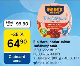 Tesco Rio Mare Insalatissime Tuňákový salát nabídka