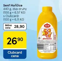 Tesco Senf Hořčice nabídka