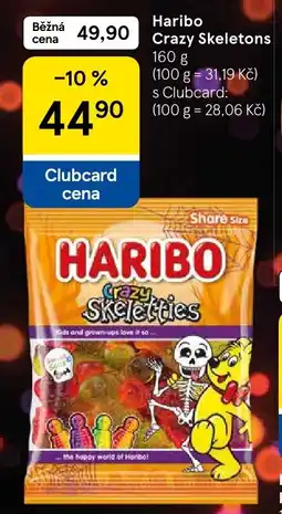 Tesco Haribo Crazy Skeletons nabídka