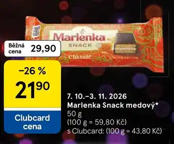 Marlenka Snack medový