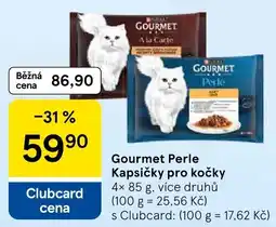 Tesco Gourmet Kapsičky pro kočky nabídka