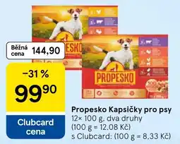 Tesco Propesko kapsičky pro psy nabídka