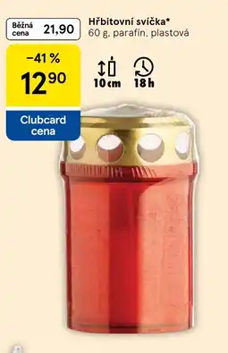 Tesco Hřbitovní svíčka nabídka