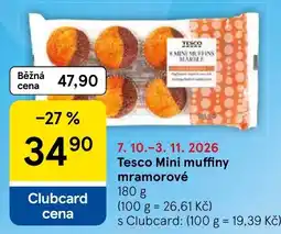 Tesco Tesco mini muffiny mramorové nabídka