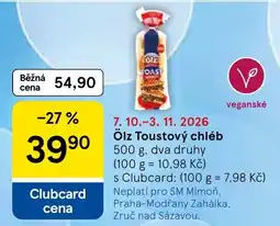 Tesco Olz Toustový chléb nabídka