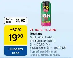 Tesco Guarana nabídka