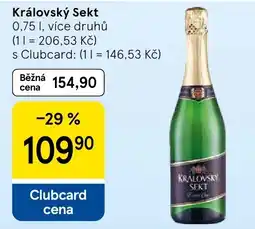 Tesco Královský Sekt nabídka
