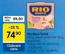 Tesco Rio Mare Tuňák nabídka