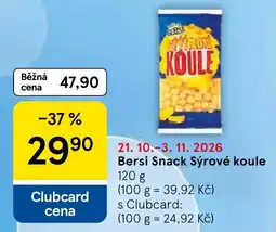 Tesco Bersi Snack Sýrové koule nabídka