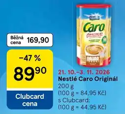 Tesco Nestlé Caro Originál nabídka