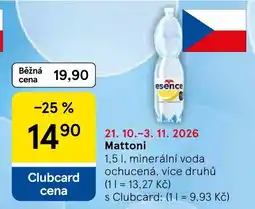 Tesco Mattoni nabídka