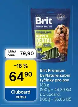 Tesco Brit zubní tyčinky pro psy nabídka
