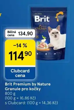 Tesco Brit Premium by Nature Granule pro kočky nabídka
