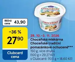 Tesco Chocenske tradiční pomazánkové ochucené nabídka