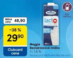 Tesco Meggle bezlaktózové mléko nabídka