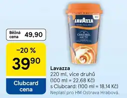 Tesco Lavazza caramel latte nabídka
