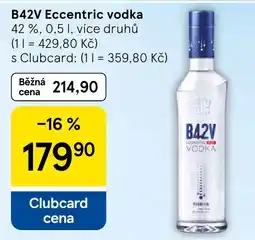 Tesco B42V Eccentric vodka nabídka