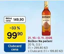 Tesco Božkov na pečení nabídka