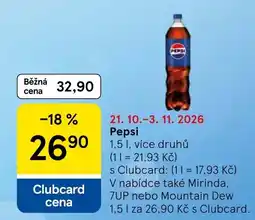 Tesco Pepsi nabídka