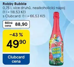 Tesco Robby Bubble nabídka