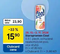 Tesco Staropramen Cool nabídka