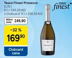 Tesco Tesco Finest Prosecco nabídka