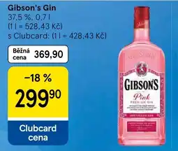 Tesco Gibson's Pink nabídka