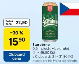Tesco Starobrno nabídka