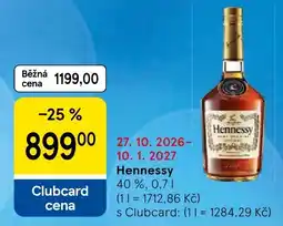 Tesco Hennessy nabídka