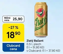 Tesco Zlatý Bažant nabídka