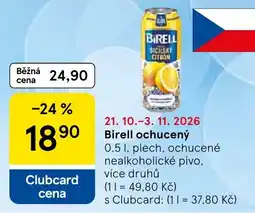 Tesco Birell ochucený nabídka