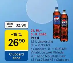 Tesco Pepsi nabídka