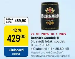 Tesco Bernard Soudek 11 nabídka