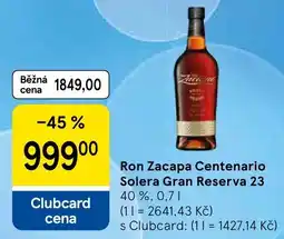 Tesco Ron Zacapa Centenario Solera Gran Reserva 23 nabídka