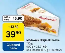 Tesco Medovník Original Classic nabídka