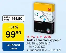 Tesco Kodak kancelářský papír nabídka
