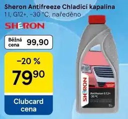 Tesco Sheron Antifreeze Chladicí kapalina nabídka