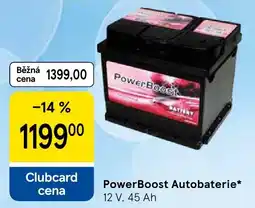 Tesco PowerBoost Autobaterie nabídka