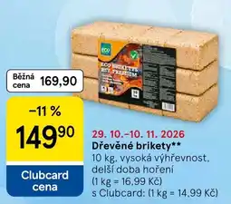 Tesco Eco Briquettes Hot Premium nabídka