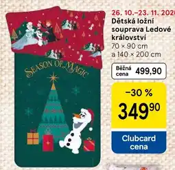 Tesco Detská ložní souprava Ledové království nabídka