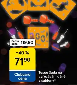 Tesco Tesco Sada na vyřezávání dýně a šablony nabídka