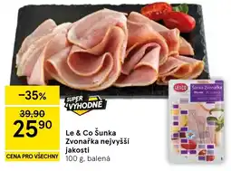 Tesco Le & Co Šunka Zvonařka nabídka