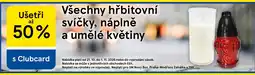 Tesco Všechny hřbitovní svíčky, náplně a umělé květiny nabídka