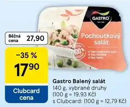 Tesco Gastro pochoutkový salát nabídka