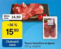 Tesco Tesco Vysočina krájená nabídka